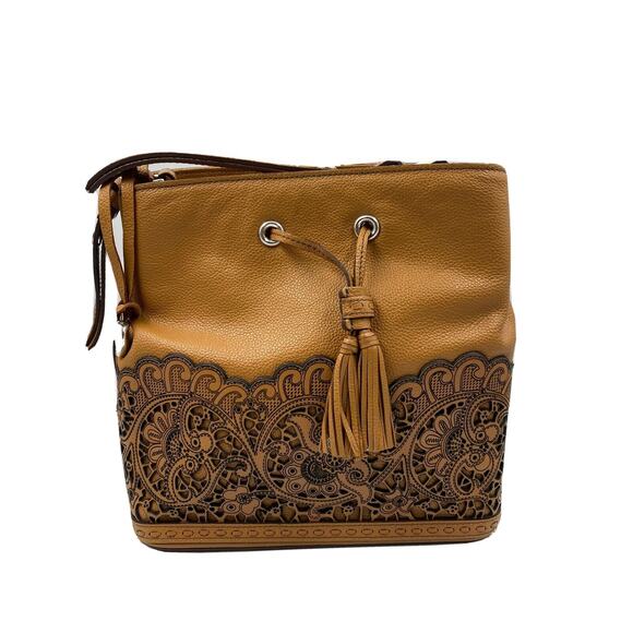 Brighton Handbags - Brighton Leather bucket bag Clover Clementine Handbag